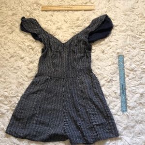 Pinstriped Romper